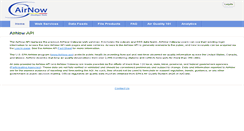 Desktop Screenshot of airnowgateway.org